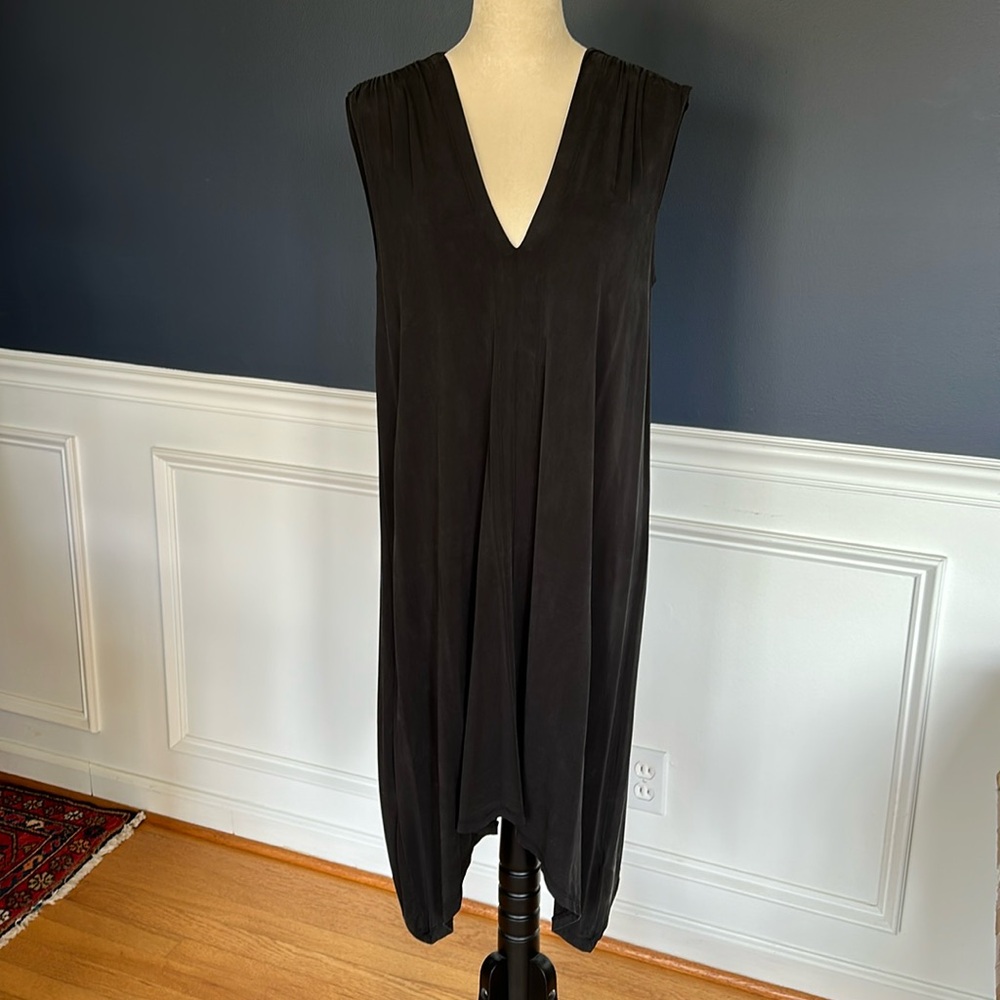 Anthropologie size XS black hi-lo dress
